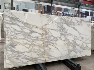 Bianco Calacatta Pearl Marble Slab Wall Tile Stone