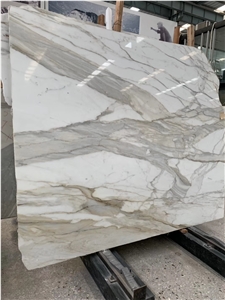 Bianco Calacatta Pearl Marble Slab Wall Tile Stone