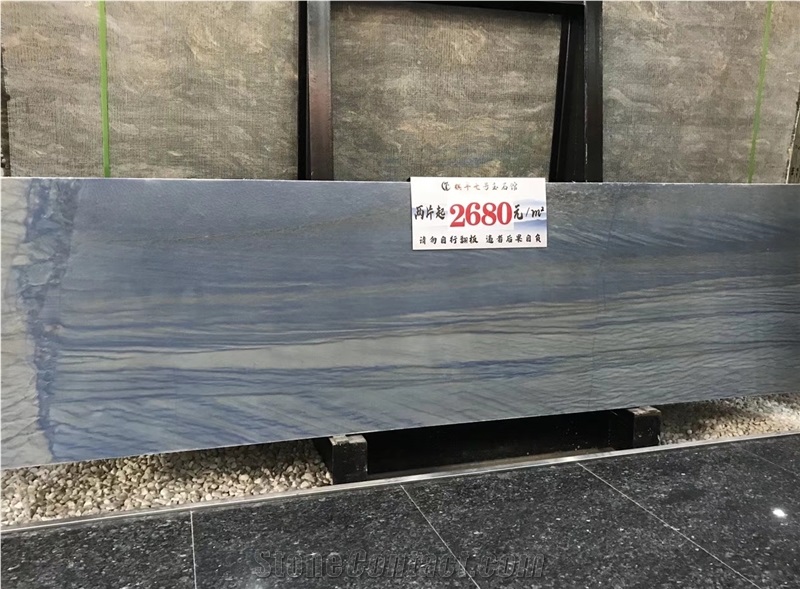Blue Sky Quartzite Azul Macaubas Grand Skylight