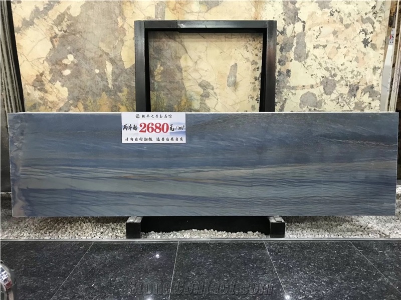 Blue Sky Quartzite Azul Macaubas Grand Skylight