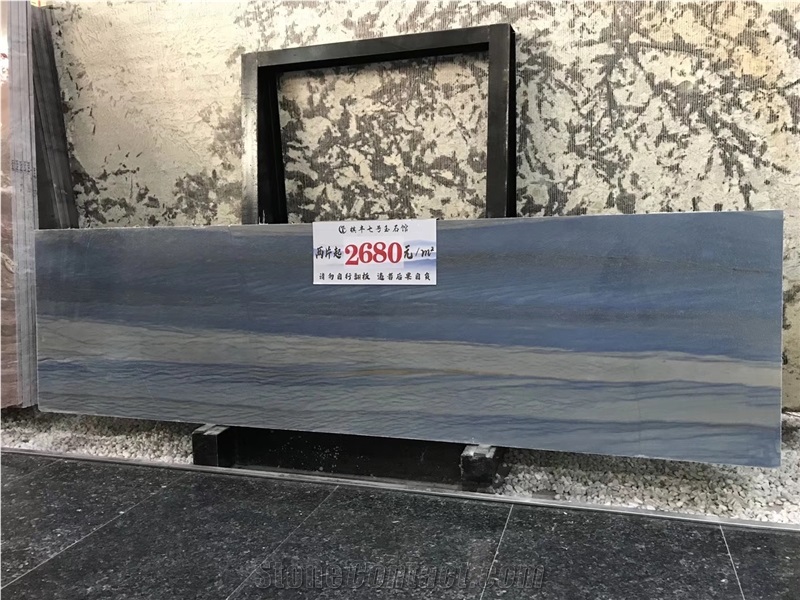 Blue Sky Quartzite Azul Macaubas Grand Skylight