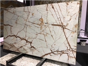 Brazil Roma Imperiale Quartzite Empire Gold Polished Slab