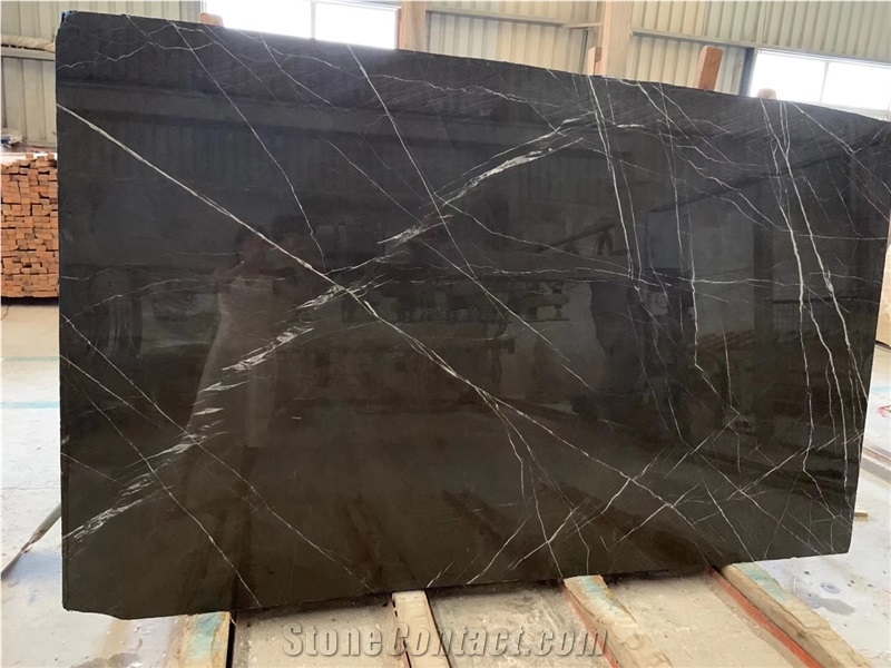 Bulgaria Grey Marble Persian Ash Petra Stone Slab