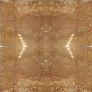 China Seattle Gold Marble Golden Stone Slab Tile