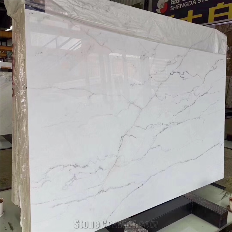 Colorado Lincoln White Colorado Yule Marble Slab