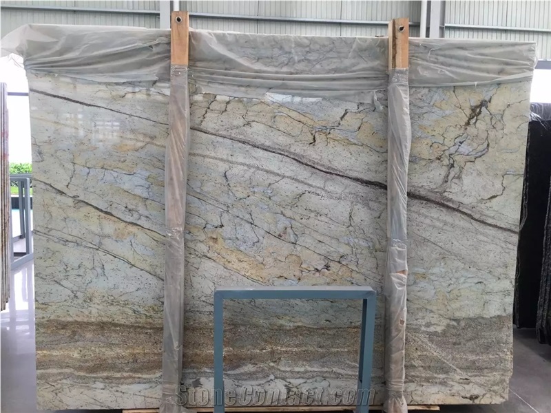 India Yashi Gold Ivory Brown Granite Slab in China