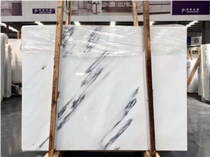 Ink Mountain White Marble Stone Slab Natural Stone