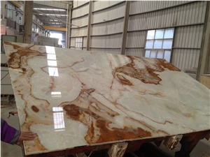 Iran Lettuce Green Onyx Salsali Stone in China