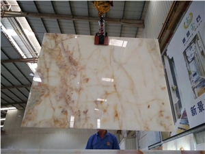 Iran White Persian Natural Onyx in China Market