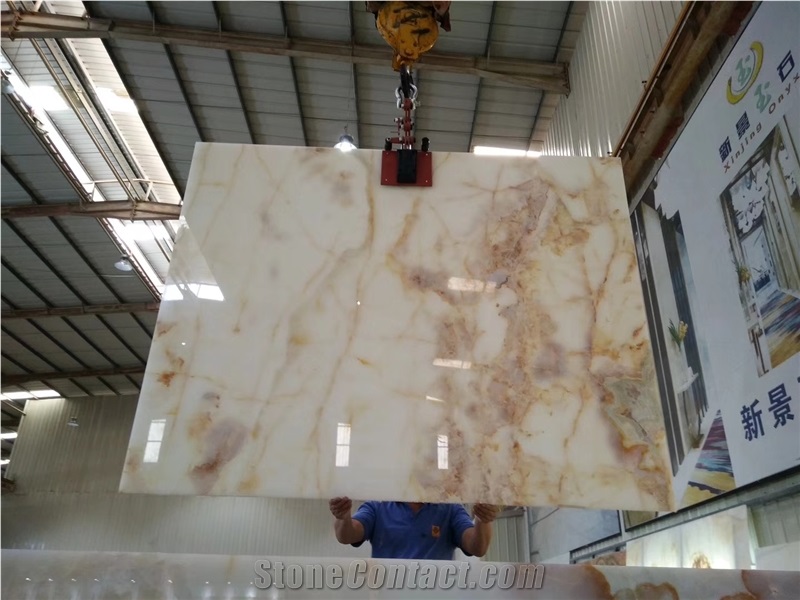 Iran White Persian Natural Onyx in China Market