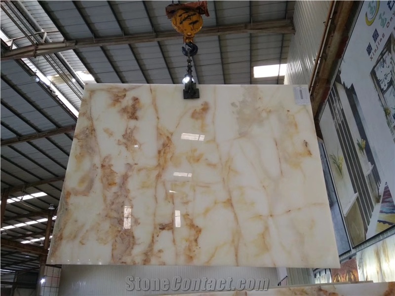 Iran White Persian Natural Onyx in China Market