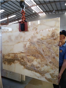 Iran White Persian Natural Onyx in China Market