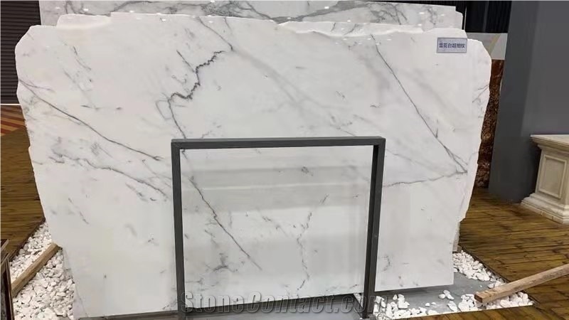 Italy Blanco Carrara Statuario White Marble Slab