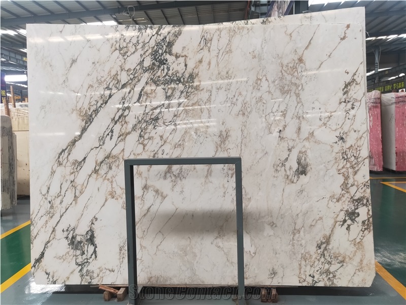 Italy Fior Di Pesco Apuano Marble Slab in China
