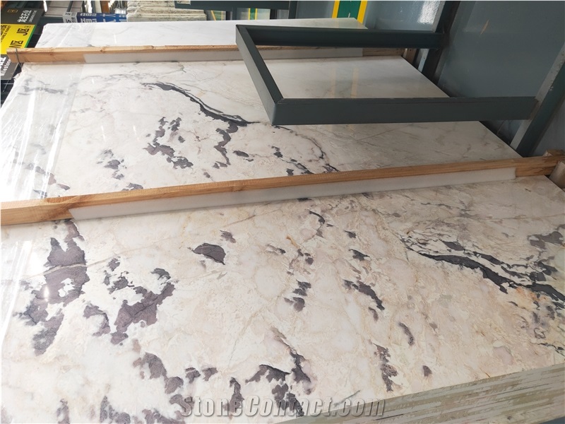 Italy Fior Di Pesco Apuano Marble Slab in China
