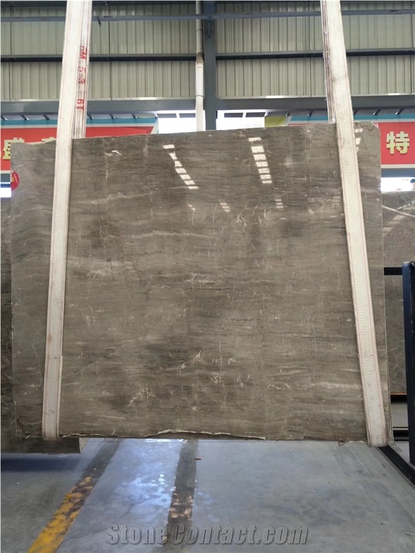 Lanbo Gray Marble Blue Savoy Slab in China Market