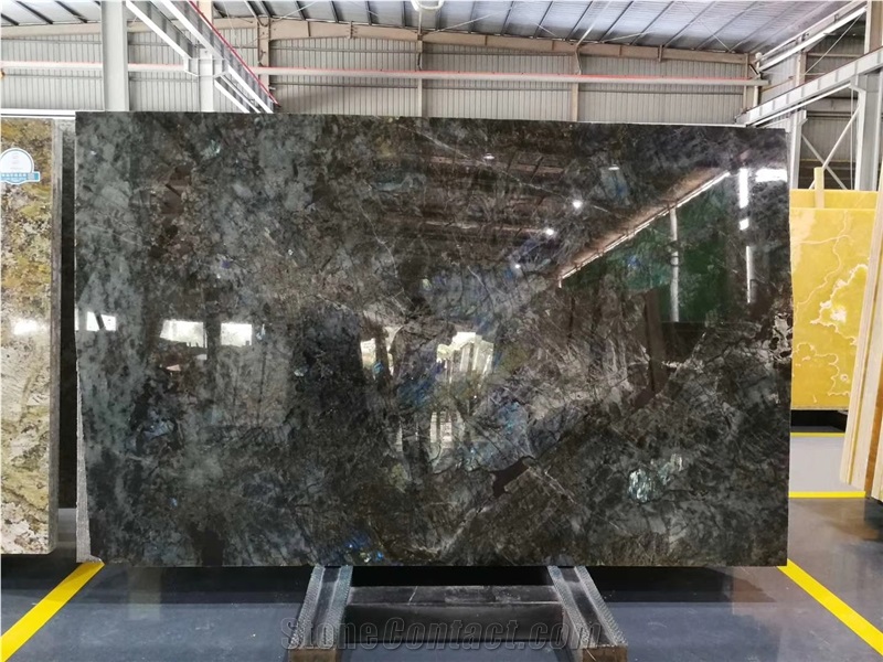 Lemurian Blue Granite Bleue Lemur Madagascar Slab