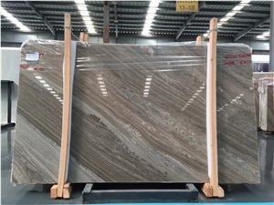 New Brown Color Kirin Wood Grain Marble in China