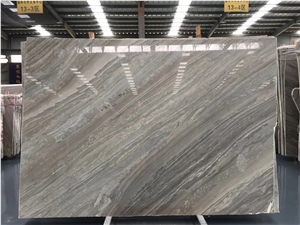 New Brown Color Kirin Wood Grain Marble in China
