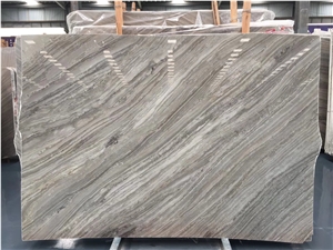 New Brown Color Kirin Wood Grain Marble in China