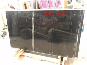 Noir Aziza Nero Tunisi Laurent Black Gold Marble