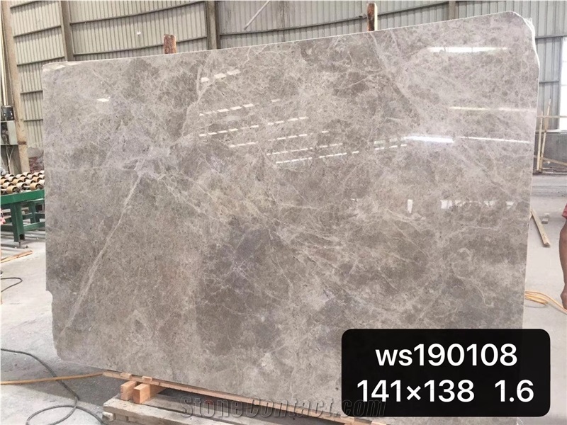 Northern Lights Grey Marble Aurora Borealis Slab