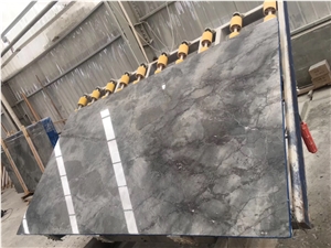 Ocean Blue Grey Marble Slabs Tiles