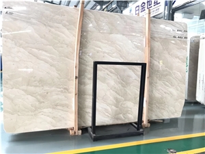 Omani Light Beige Cream Marble Slab Stone in China