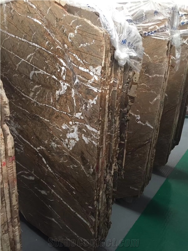 Rain Forest Marble Bidasar Gold Rainforest Slab
