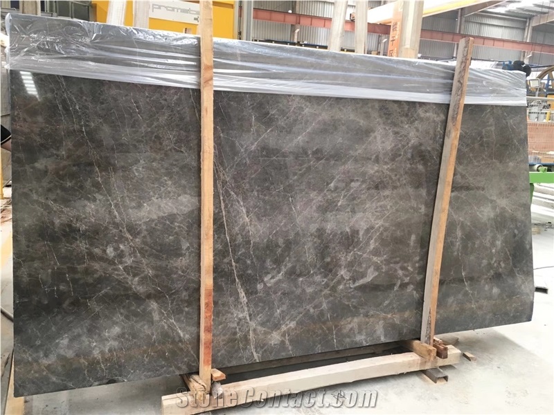 Turkey Hermes Grey Marble Luna Stone Polished Big Slab