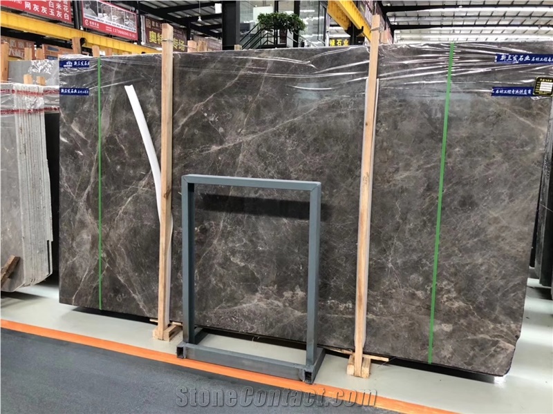 Turkey Hermes Grey Marble Luna Stone Polished Big Slab