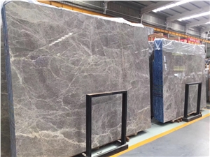 Turkey Hermes Grey Marble Luna Stone Polished Big Slab