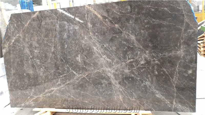 Turkey Hermes Grey Marble Luna Stone Polished Big Slab
