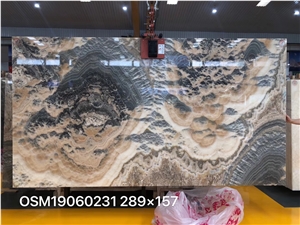 Water Ink Onyx Jade Peacock Stone in China Market