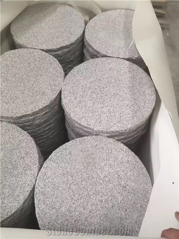 G603 Flamed Steps,Light Grey Granite Steps