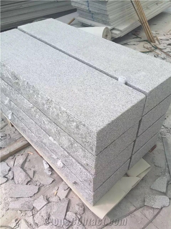 G603 Flamed Steps,Light Grey Granite Steps