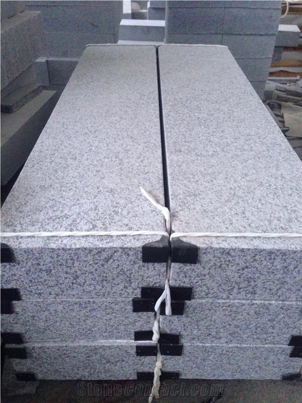G603 Flamed Steps,Light Grey Granite Steps