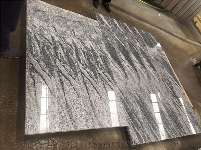 Grey Granite Stone,China Juparana Slabs Tile