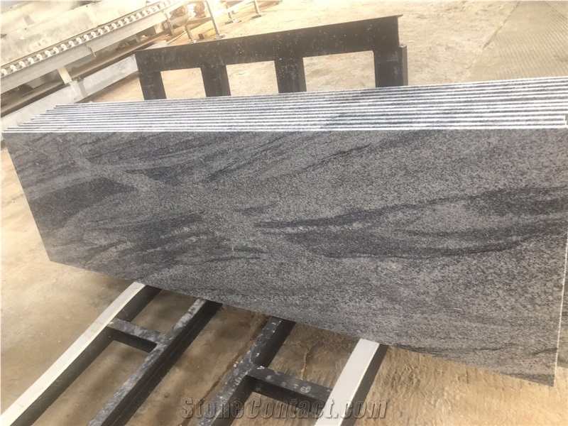 Grey Granite Stone,China Juparana Slabs Tile