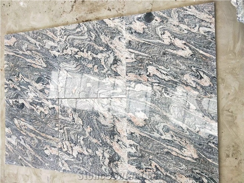 Grey Granite Stone,China Juparana Slabs Tile