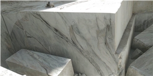 Frozen White Marble Blocks