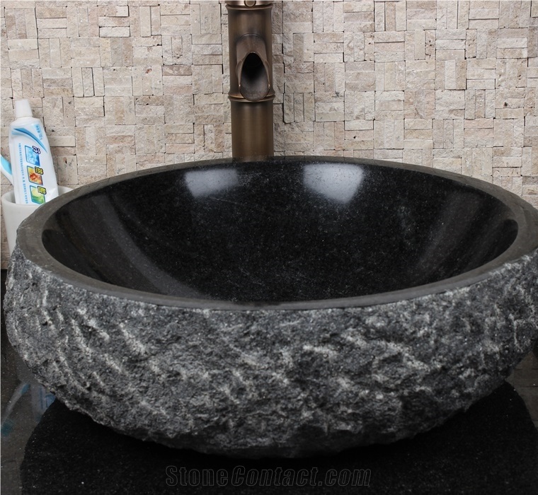Carved Hand Wash Basin Public Bathroom Sinks