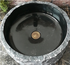 Carved Hand Wash Basin Public Bathroom Sinks