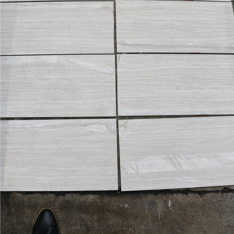 China Silver White Serpeggiante Marble Tile