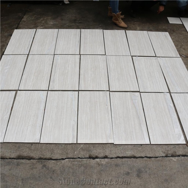 China Silver White Serpeggiante Marble Tile