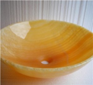 Honey Onyx Wash Basin Western Bathroom Sinks Decor