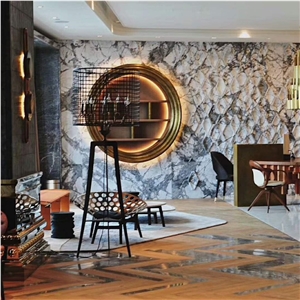 Invisible Grey Marble Natural Marble with Veins