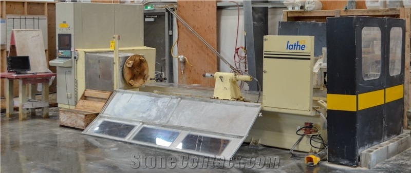 Omag Cn94te Type 3000/700 3-Axis CNC Column & Baluster Lathe Machine (2005)