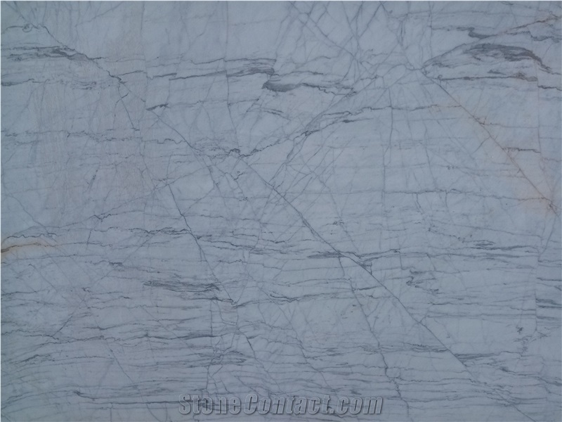 Azna Crystal White Marble Blocks from Iran Quarry