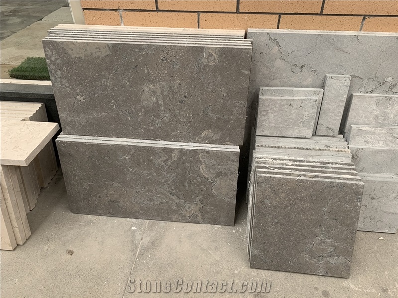 Azul Monica Dark Grey Limestone Sllab,Swimming Pool Deck Paver